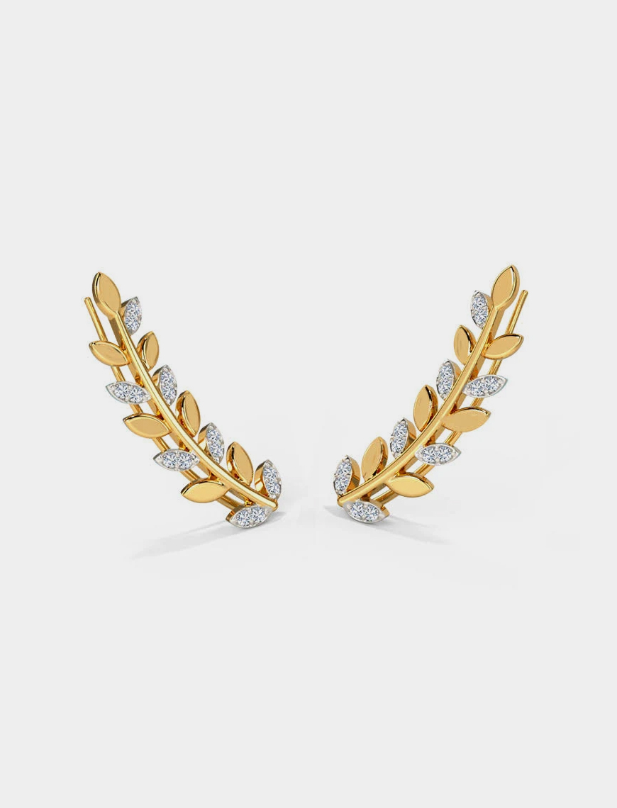 Gold Stud Earrings