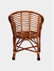 Wood Bamboo Cane Lawn Chair