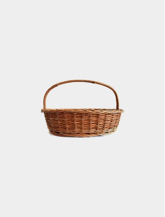 Multiutility Wicker Farmer's Basket