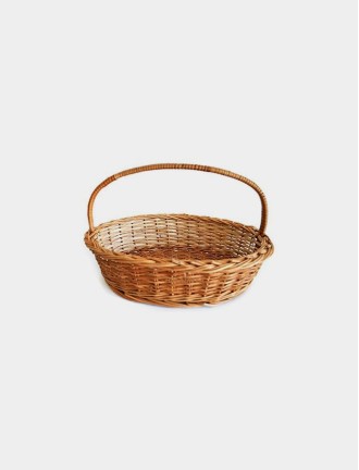 Multiutility Wicker Farmer's Basket