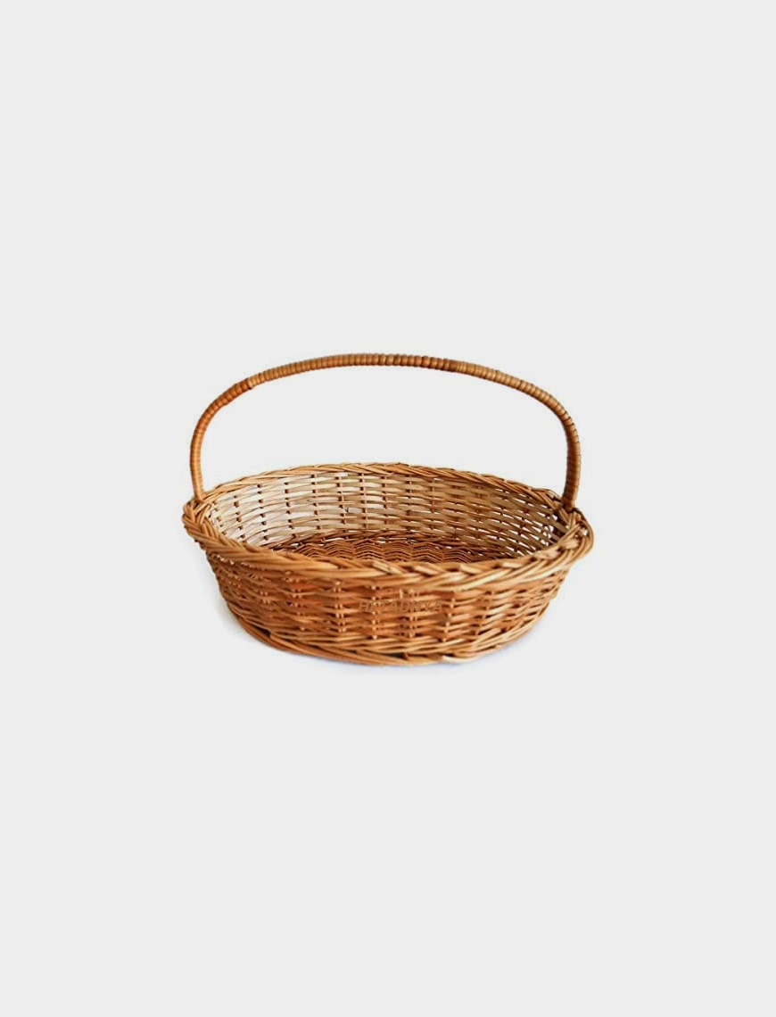 Multiutility Wicker Farmer's Basket