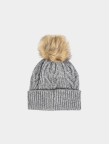 Cable Lux Beanie Grey