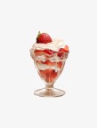 strawberries ice cream