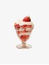 strawberries ice cream
