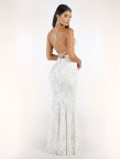 Kalani Pattern Sequin Gown