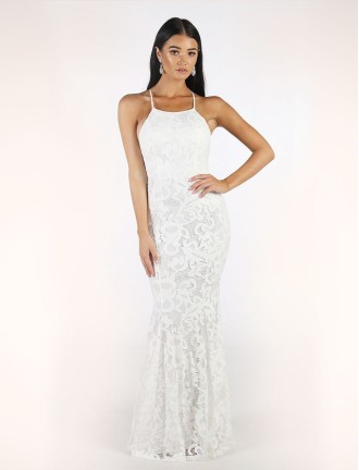Kalani Pattern Sequin Gown