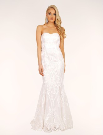 Isabella Lace Ivory Gown