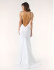 Sapphira Sequin Gown - White 