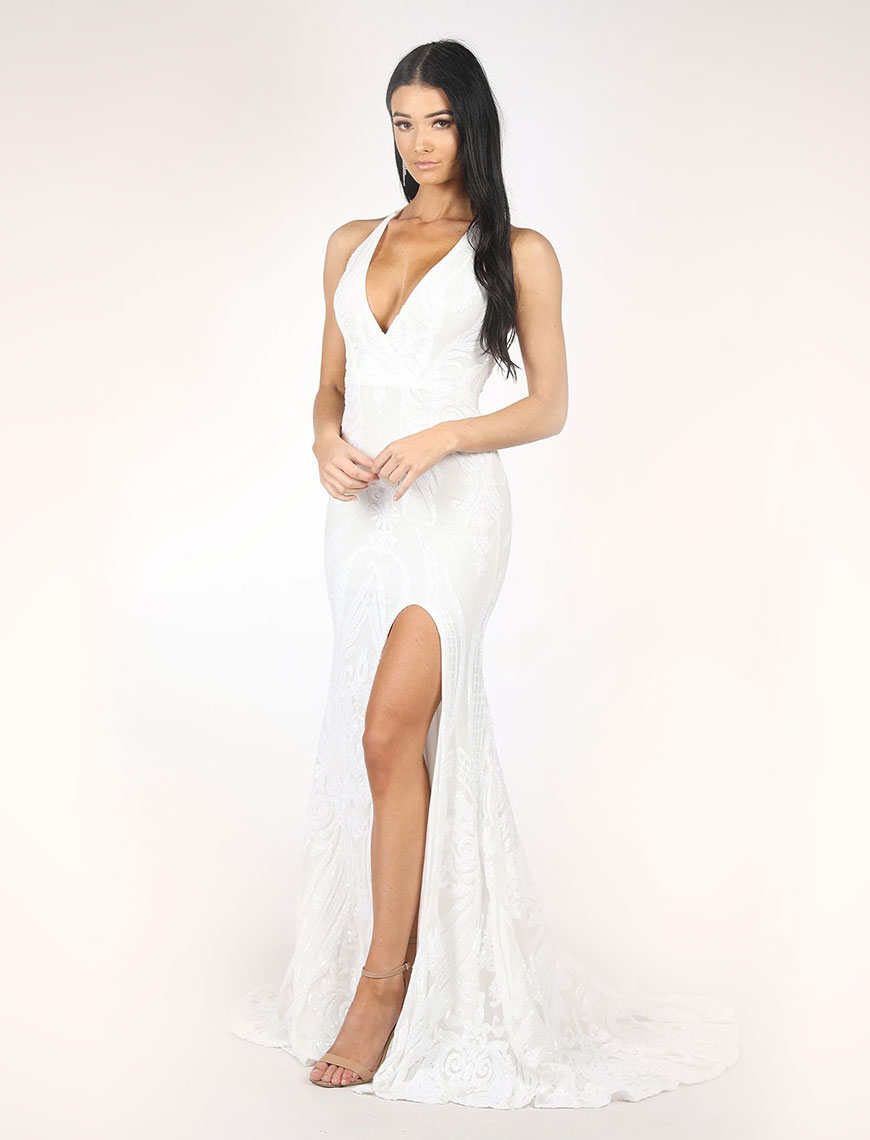 Angelisa Strapless White 