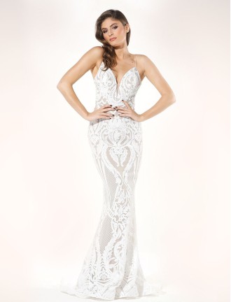Amora Lace White Gown 