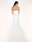 Sapphira Sequin Gown - White 