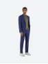 Blue Slim Vent Suit