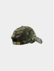 Dark Green Cotton Baseball Cap 