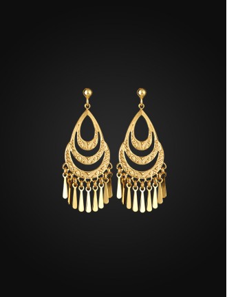 Gold Plated Dangler Earrings