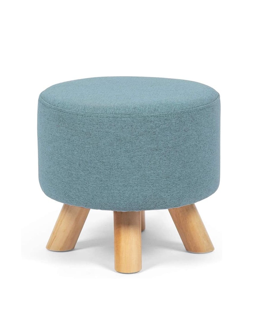 Edeco Modern Round Ottoman