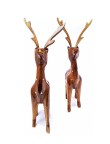 Wooden Deer Showpiece