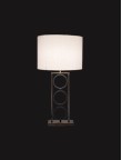 Cubist Wooden Table Lamp