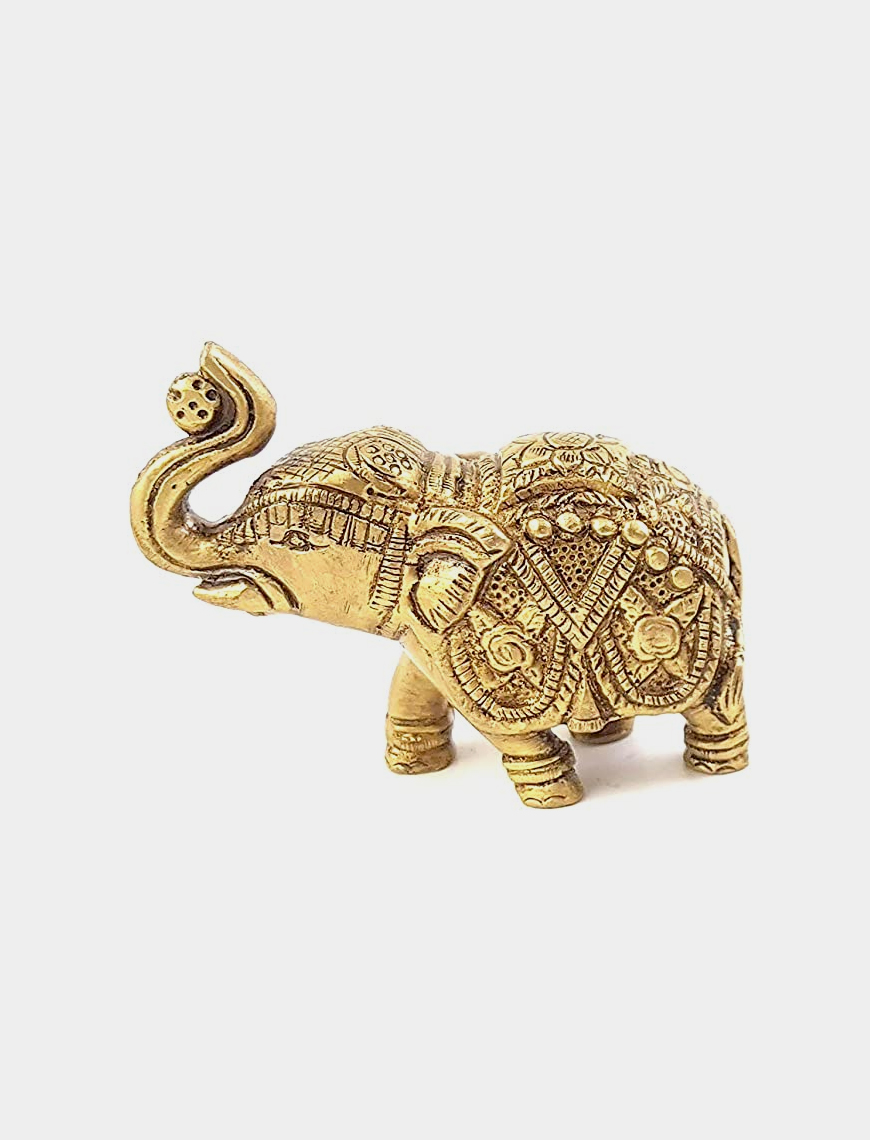 Statue Of Elephant Brass