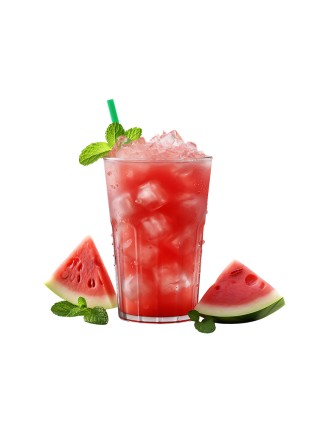 Glass of watermelon juice