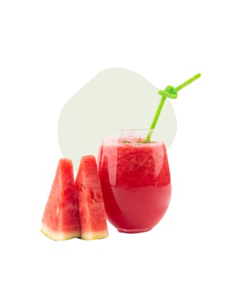 Glass of watermelon juice