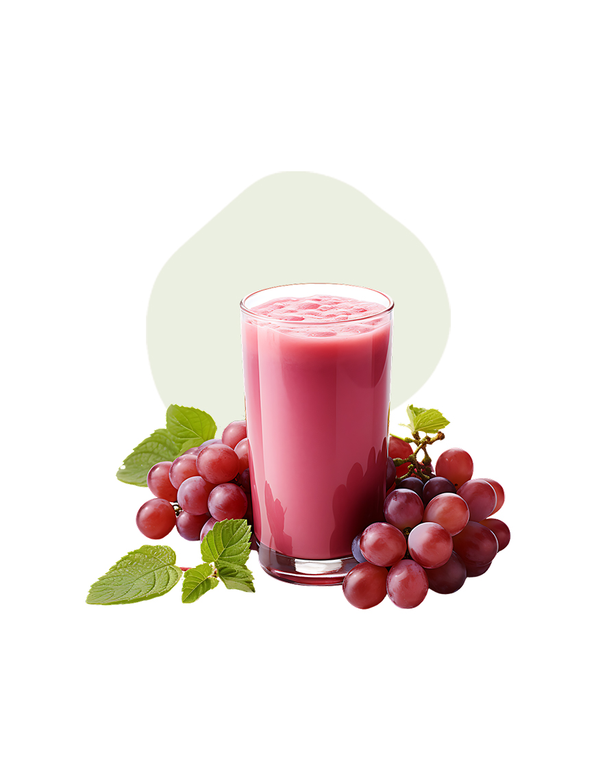 Grapes juice drink