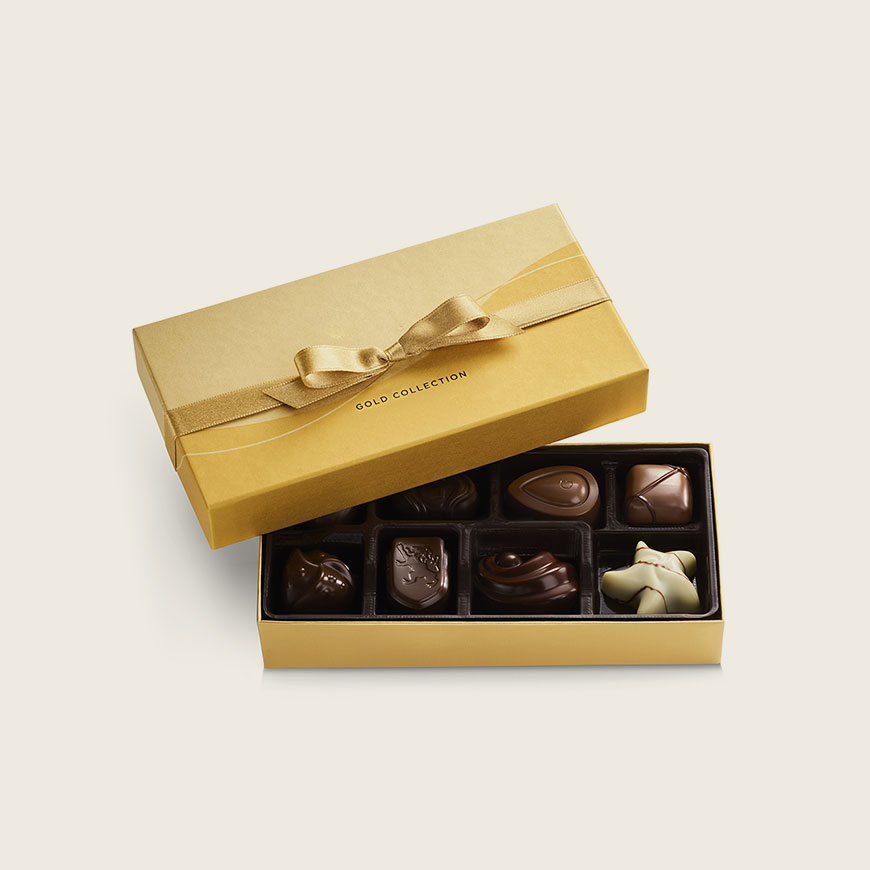 Chocolate Gold Gift Box