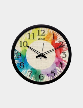 Colorful Rangoli Clock