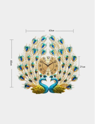 Peacock Wall Clock 
