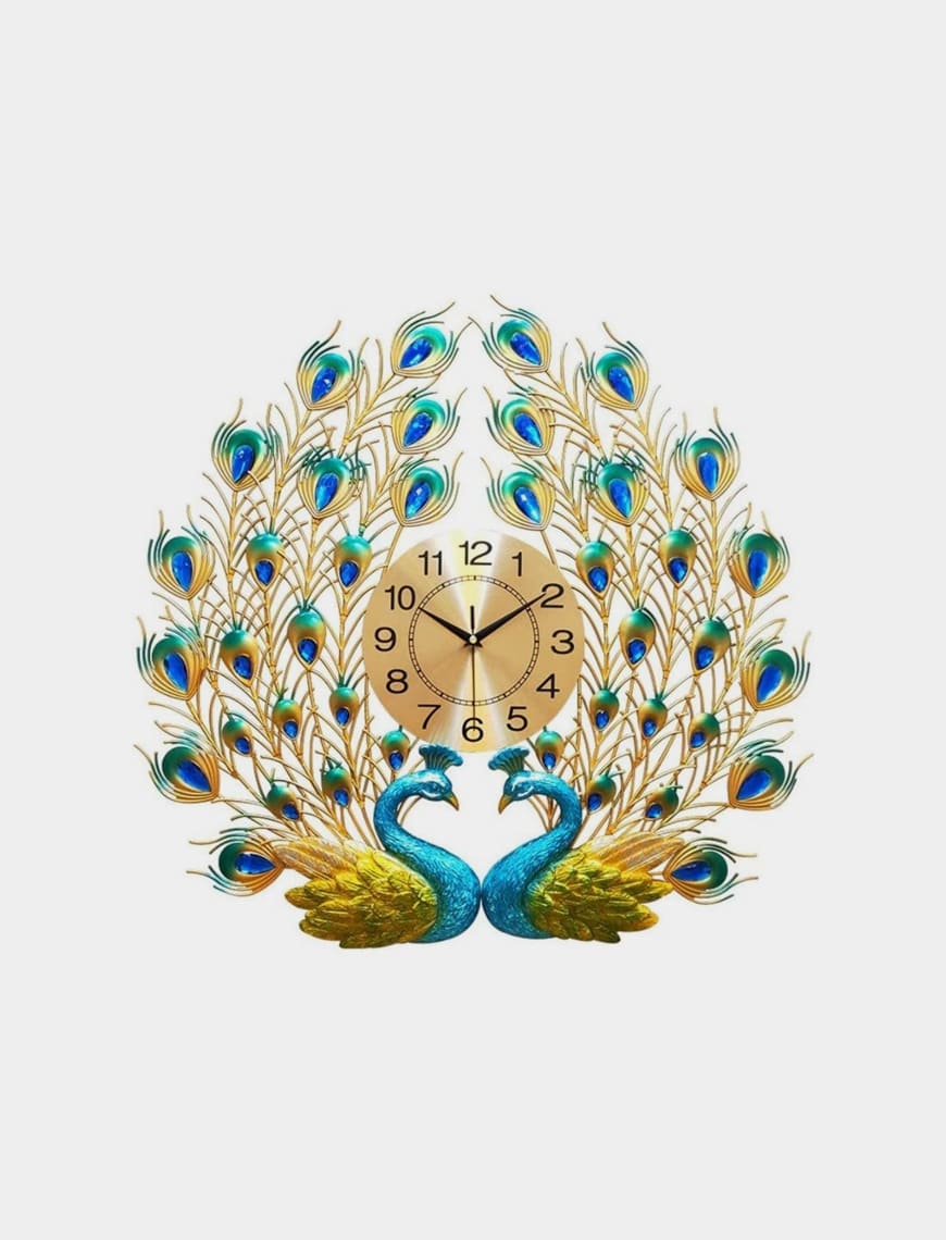 Peacock Wall Clock 