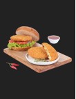 Salmon Burger for chinese