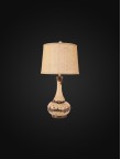 African Midcentury Table Lamp