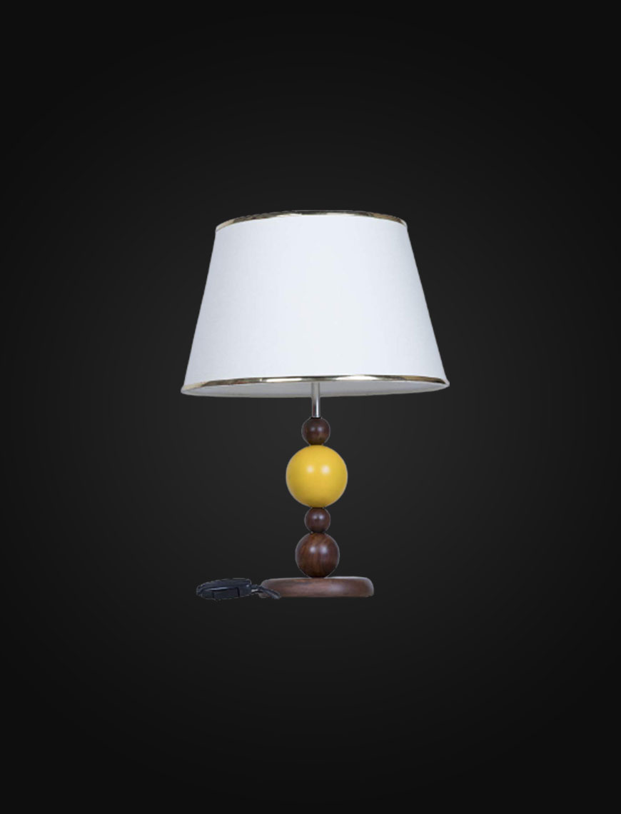 Yellow Ball Table Lamp