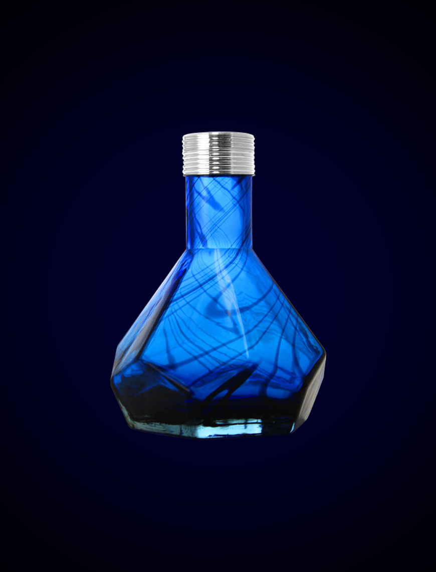 Radix Glass bottle Cobalt