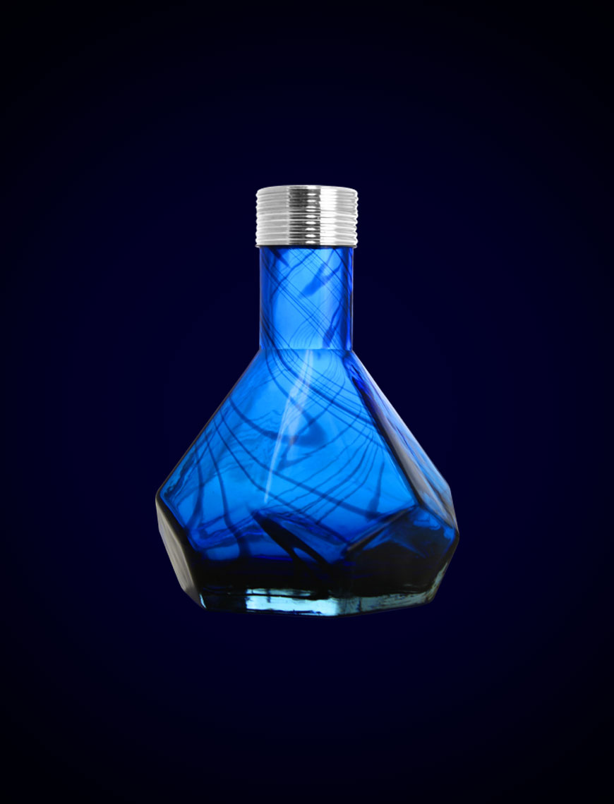 Radix Glass bottle Cobalt