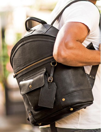 Silas Leather Backpack
