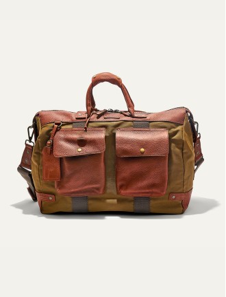 Canvas and Leather Travel Duffle