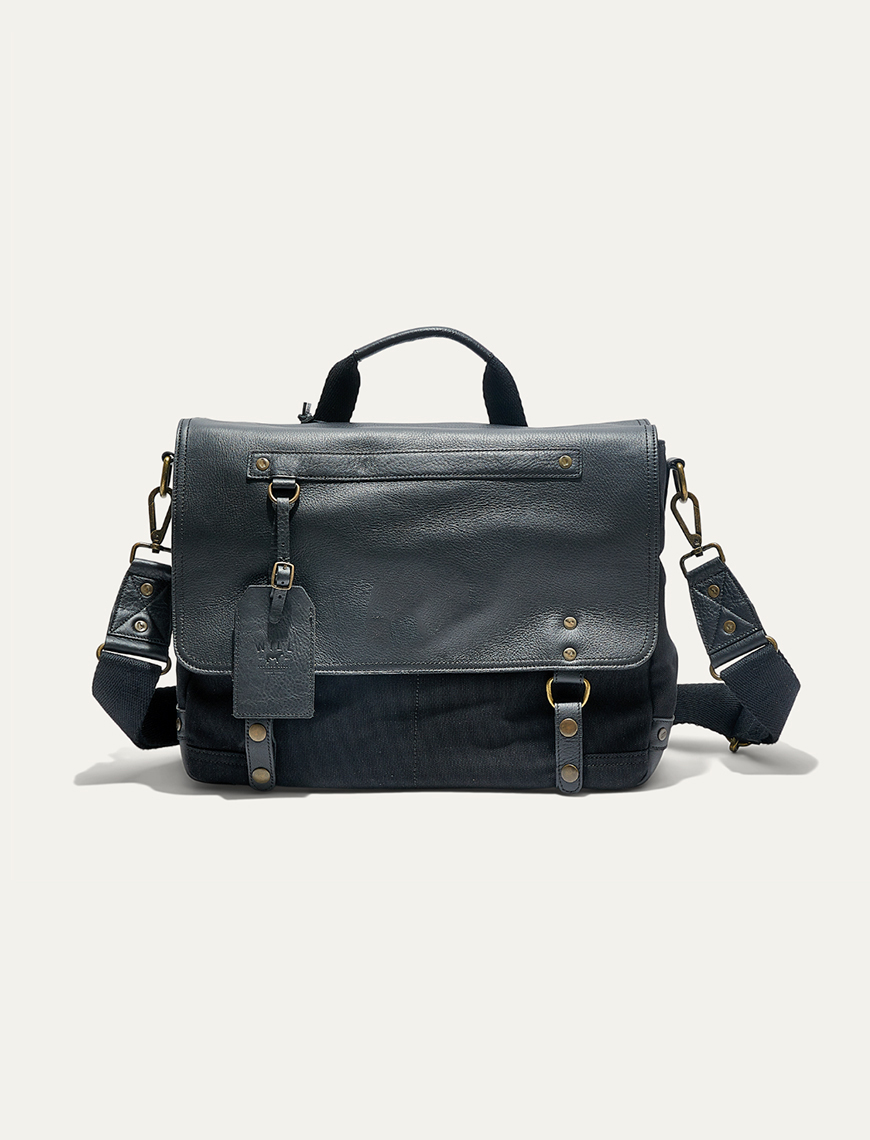 Wallace Canvas And Leather Messenger