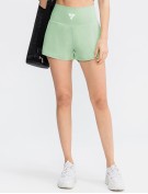 Wide-Waistband Sports Shorts with Handy Pockets