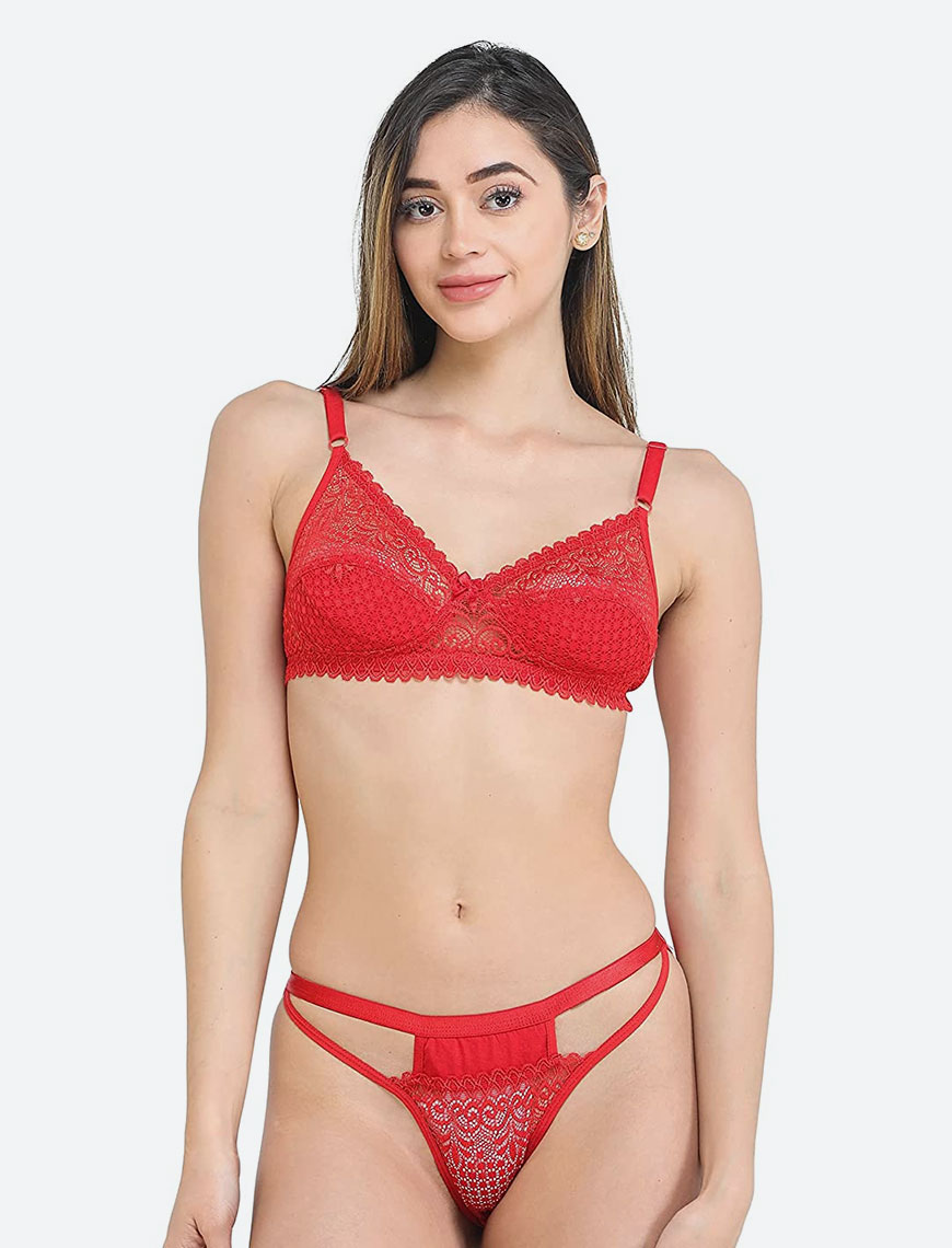 Lace Padded Tube Bra