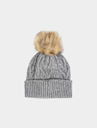 Cable Lux Beanie Grey