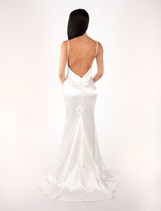 Roselle Luxe Gown - White