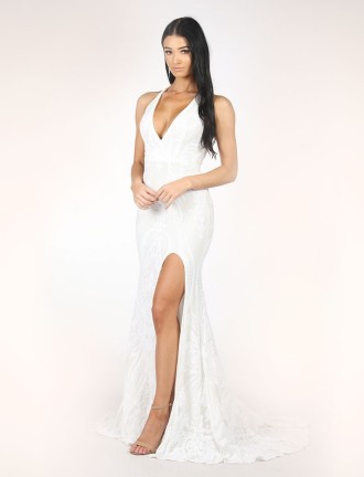 Amora Lace White Gown