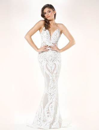 Juliana Lace White Gown