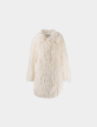 Missguided shaggy faux coat