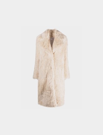 Faux shearling teddy coat