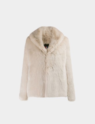 faux-shearling single coat