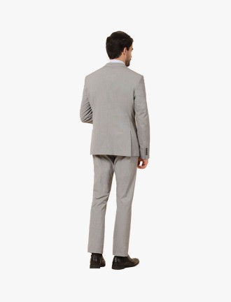 Single Gray Vent Suit