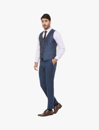 Cuffed Pants Men Suit