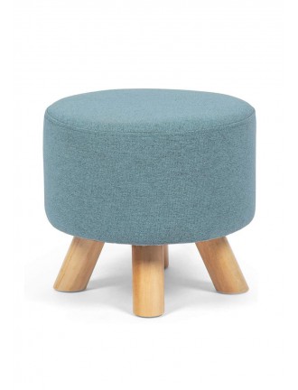 Edeco Modern Round Ottoman