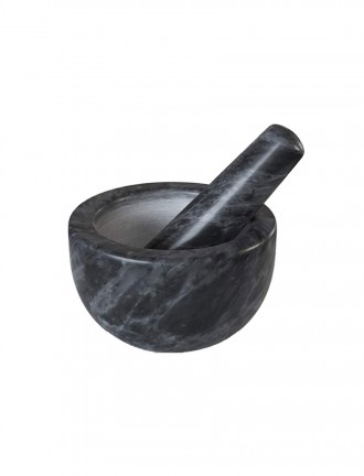 Grey Marble Mortar & Pestle